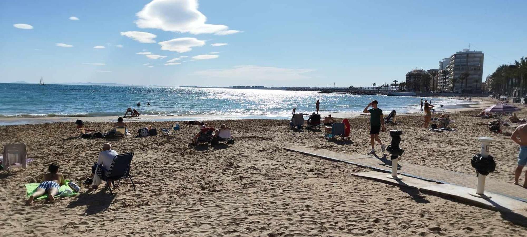 Seaview Playa Del Cura 50M Torrevieja Citycentre Apartment Exteriör bild